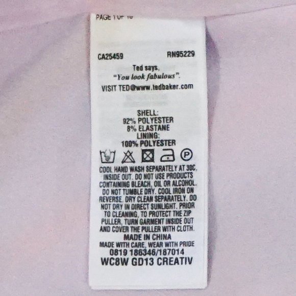 NWOT: Ted Baker London Bay of Honor Cut-Out Tunic Dress - Picture 7 of 9